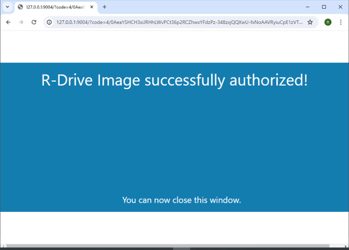 Google authorized