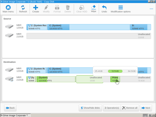 Moving the Recovery partition