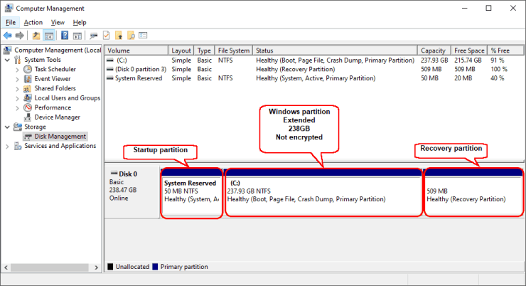 Extension de la partition Windows - 5