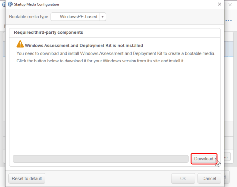 Windows PE components