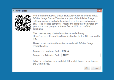 The Activation window