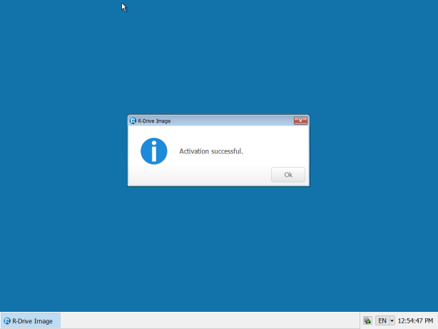 WindowsPE-based variant: Activation successful message