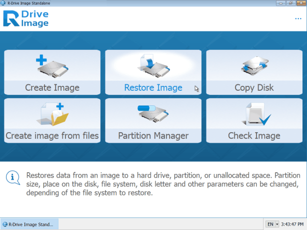 R-Drive Image Startup version